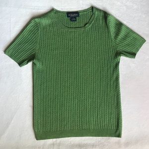 Brooks Brothers Silk/Cashmere Sweater Shirt